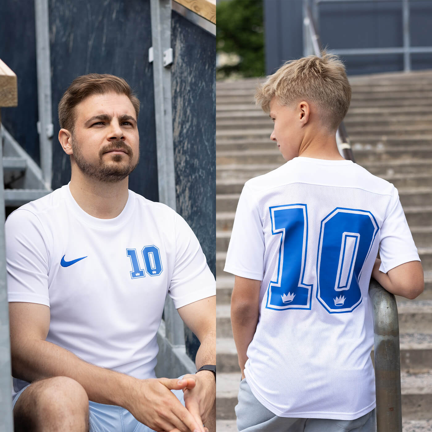 Kymppi pelipaita, Sininen