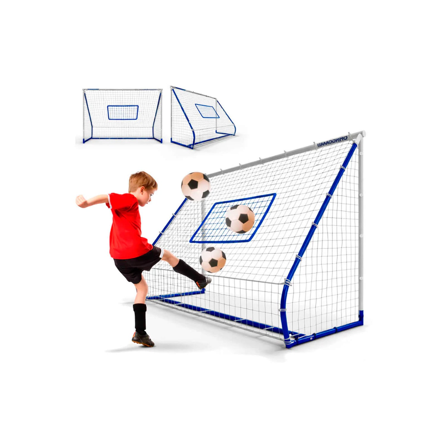 Open Goaaal! 3-in-1 harjoitusmaali, 1,2 x 1,8m