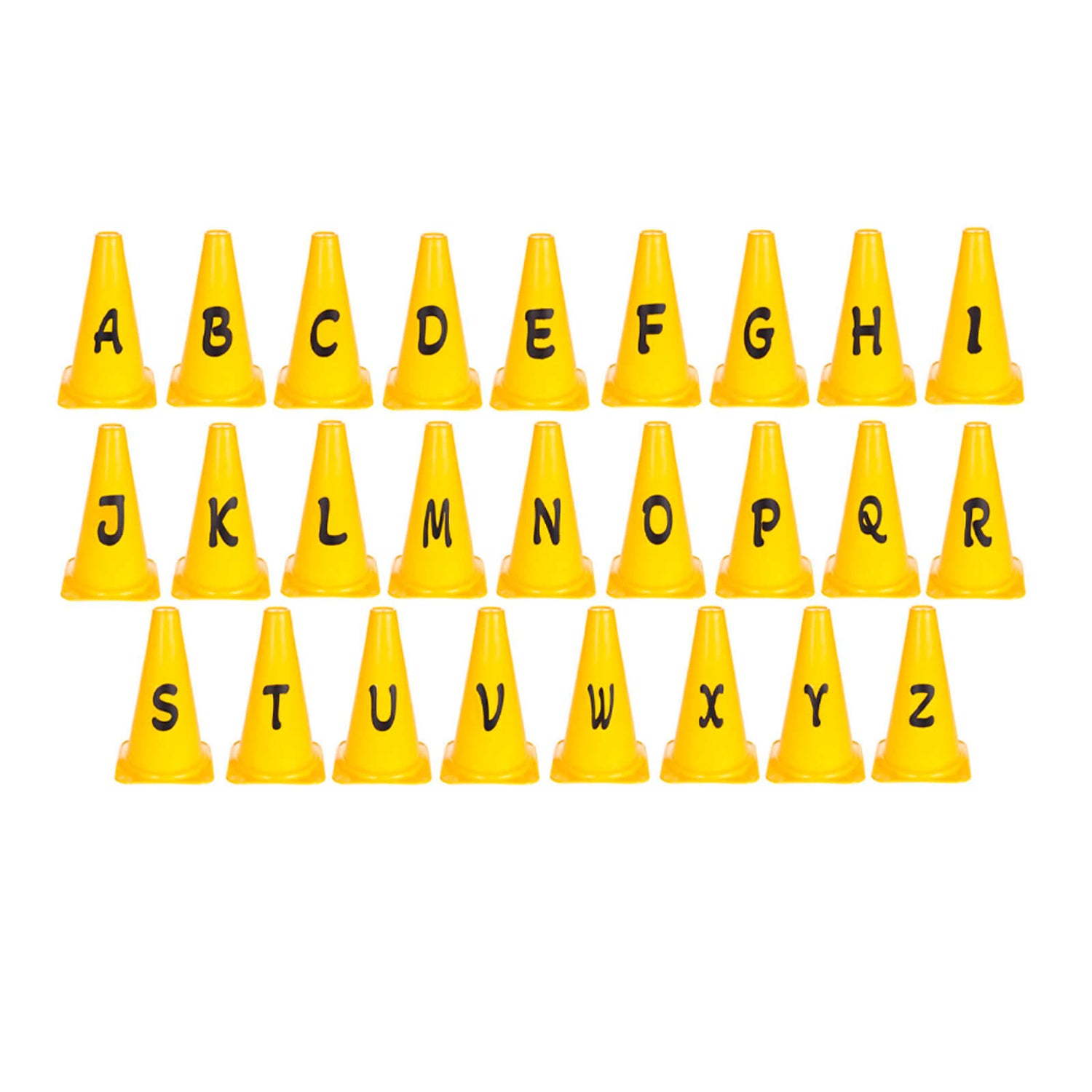 Alphabet cones, 26pcs