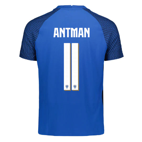 Suomi Virallinen Vieraspelipaita 2024/24, Antman painatus, Lapset