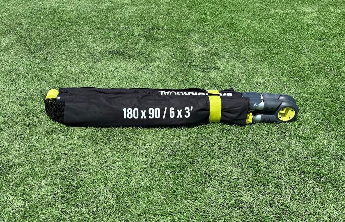 Bazooka Goal Aluminum XXL 180 x 90cm, Silver