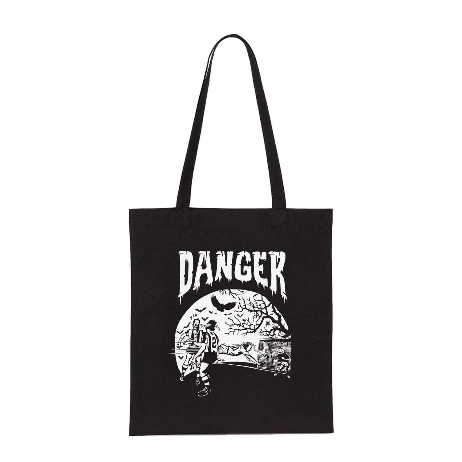 Danger Horror kangaskassi, Musta / Valkoinen