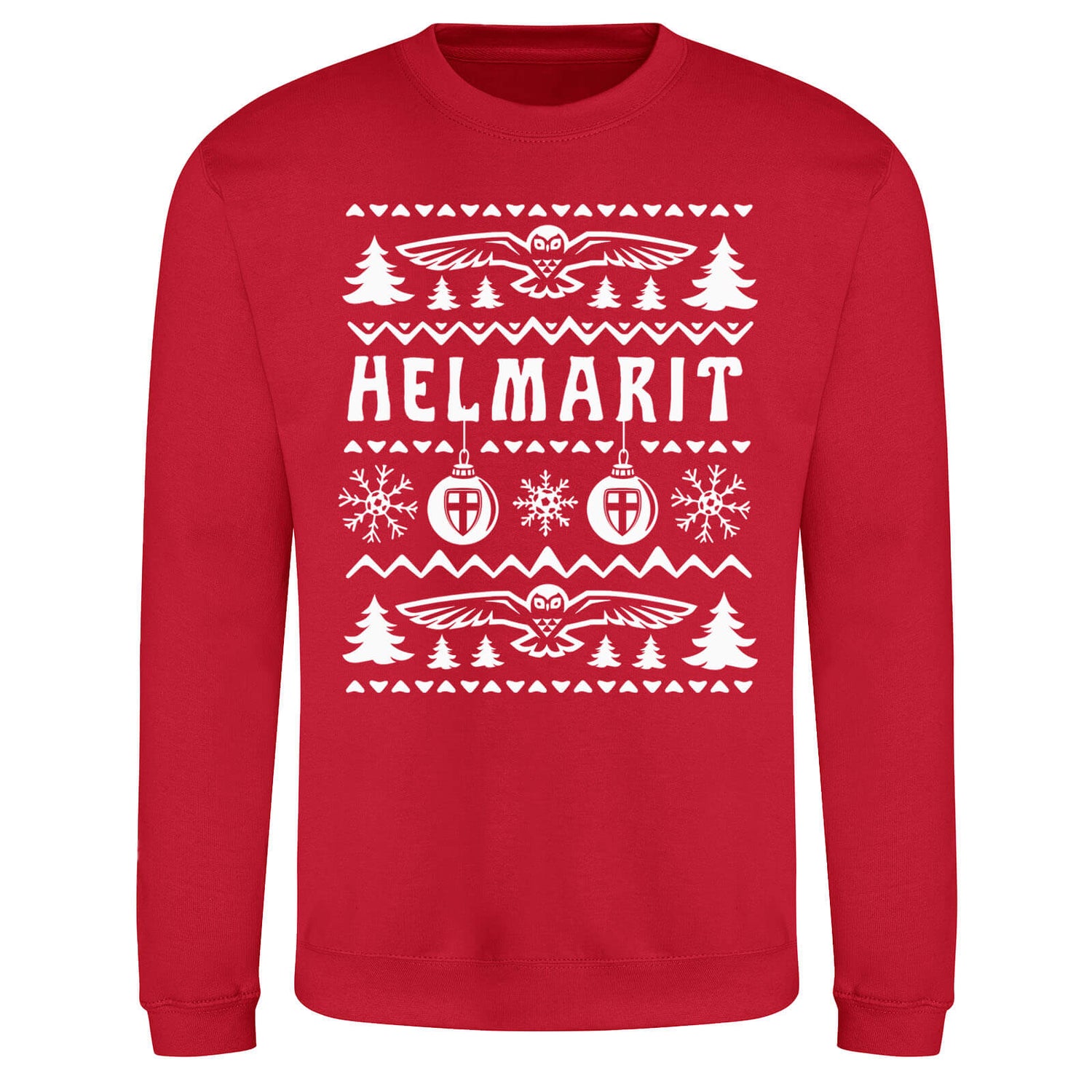 Helmarit joulupaita, Punainen