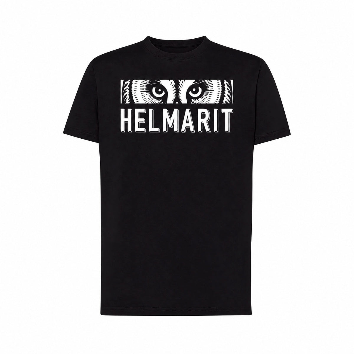 Helmarit 2.0 puuvilla t-paita, Musta