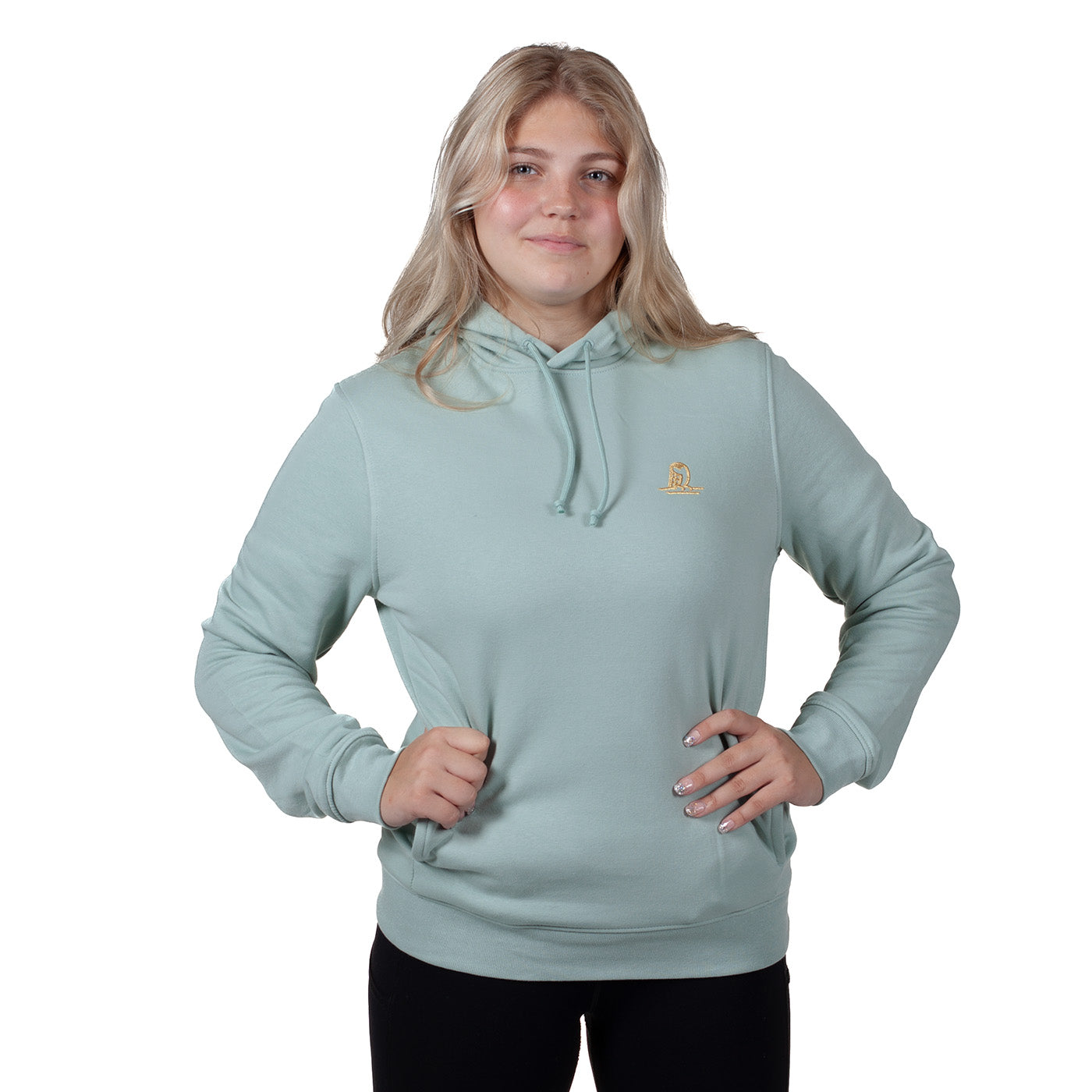 Helmi-huppari vihreä. Huppari, jonka rinnassa komeilee Helmipöllö-logo. Helmareiden virallinen fanituote. Suomen jalkapallomaajoukkueen fanituote.