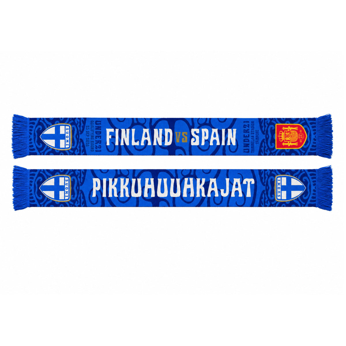 Suomi U21 - Espanja otteluhuivi