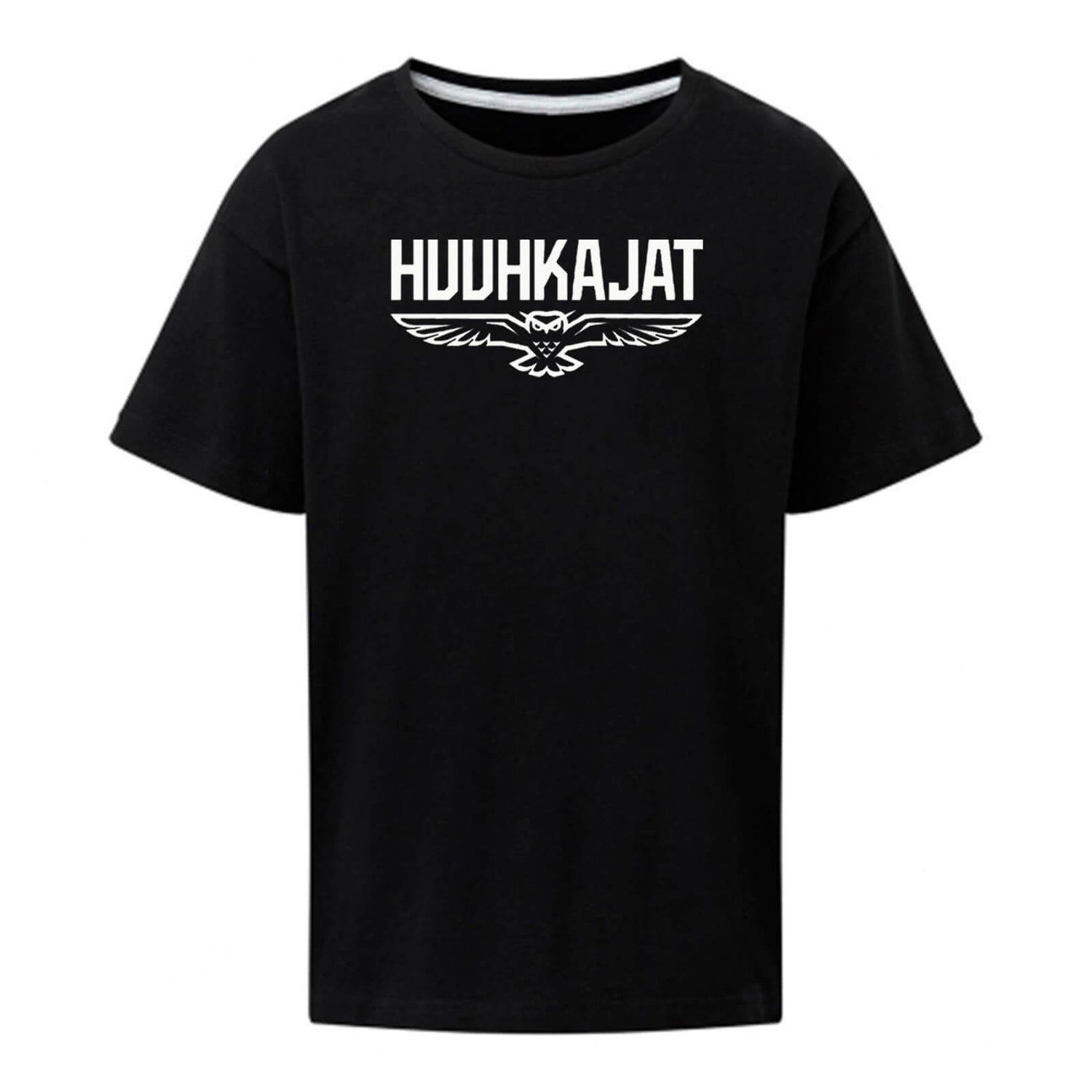 Huuhkajat puuvilla t-paita, Musta, Lapset