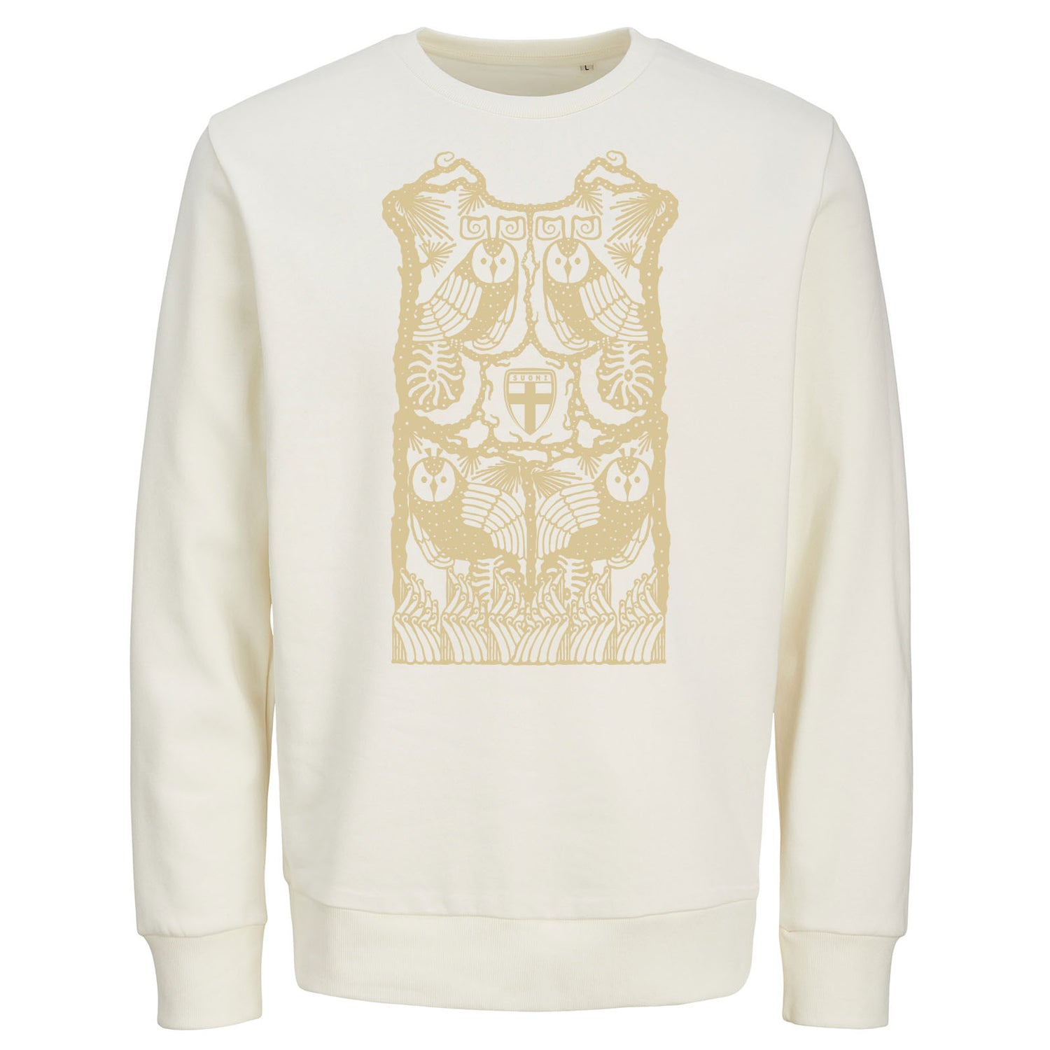 Neljä Pöllöä Tone to Tone by Klaus Haapaniemi College, Luonnonvalkoinen