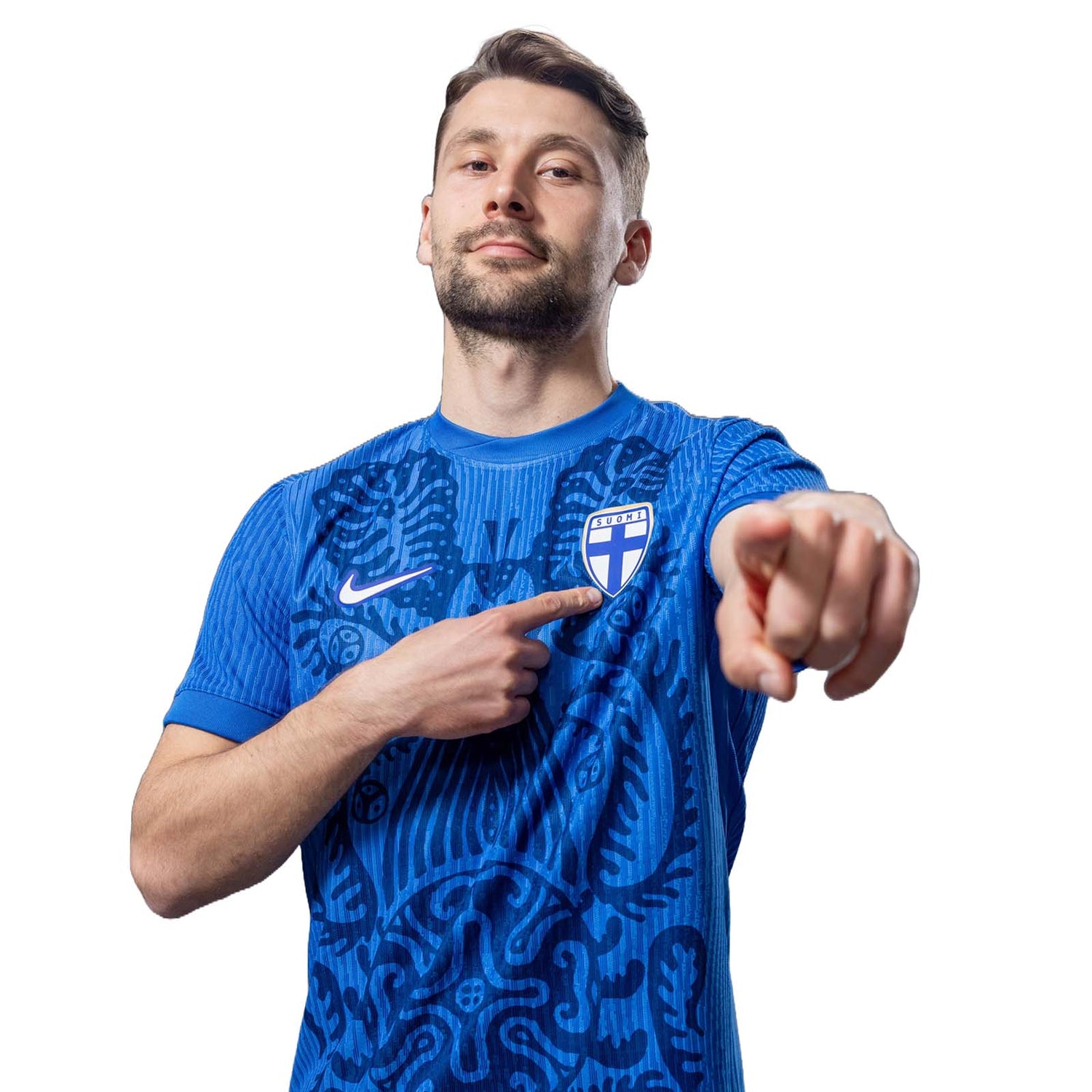 Suomi Virallinen Vieraspelipaita 2025/26, Player Edition