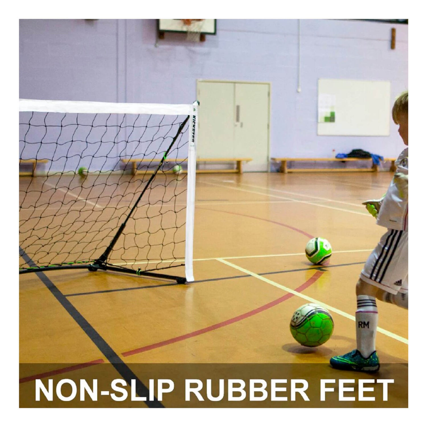 Kickster Elite taitettava popup jalkapallomaali, 150x100cm