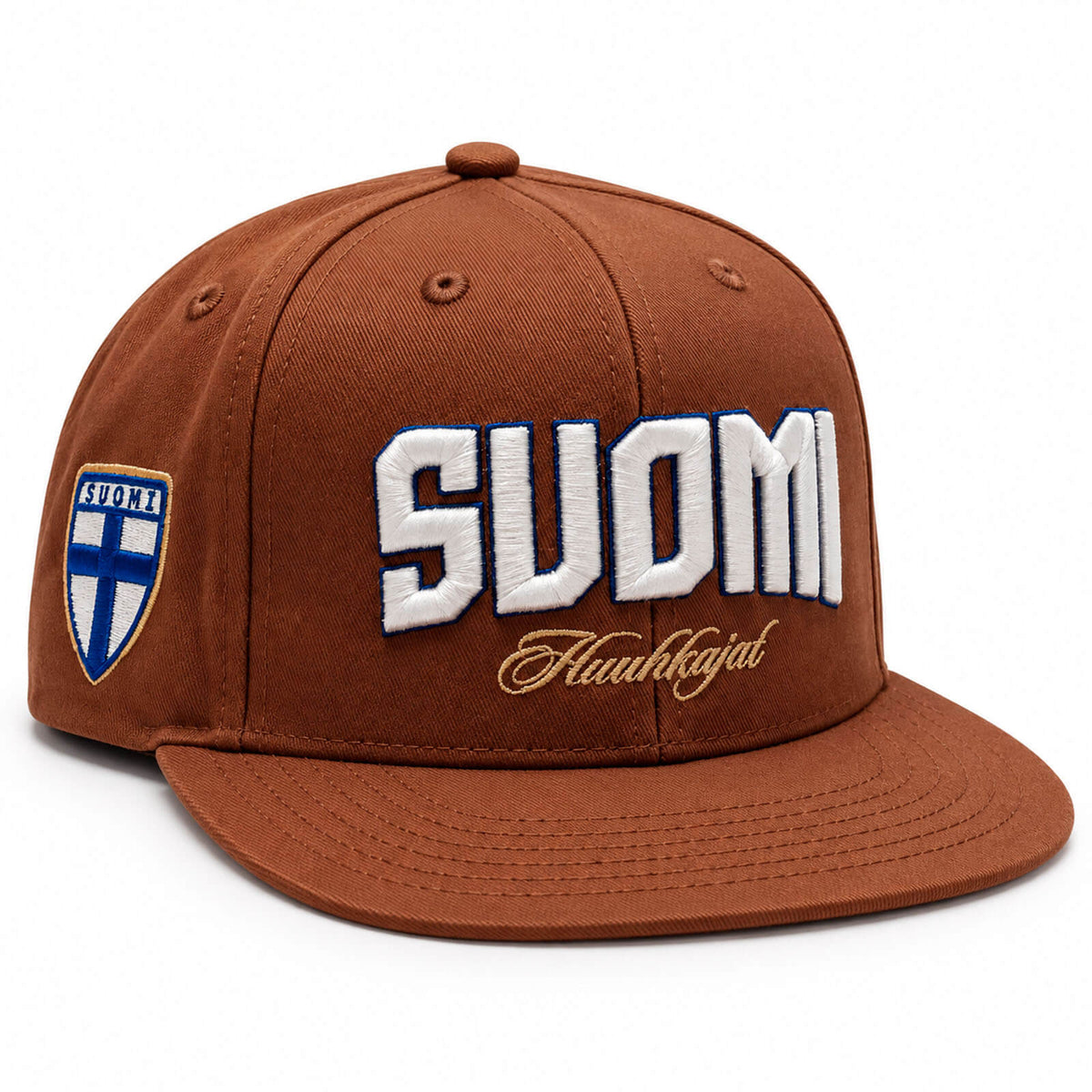 Suomi Huuhkajat Snapback lippis, Ruskea