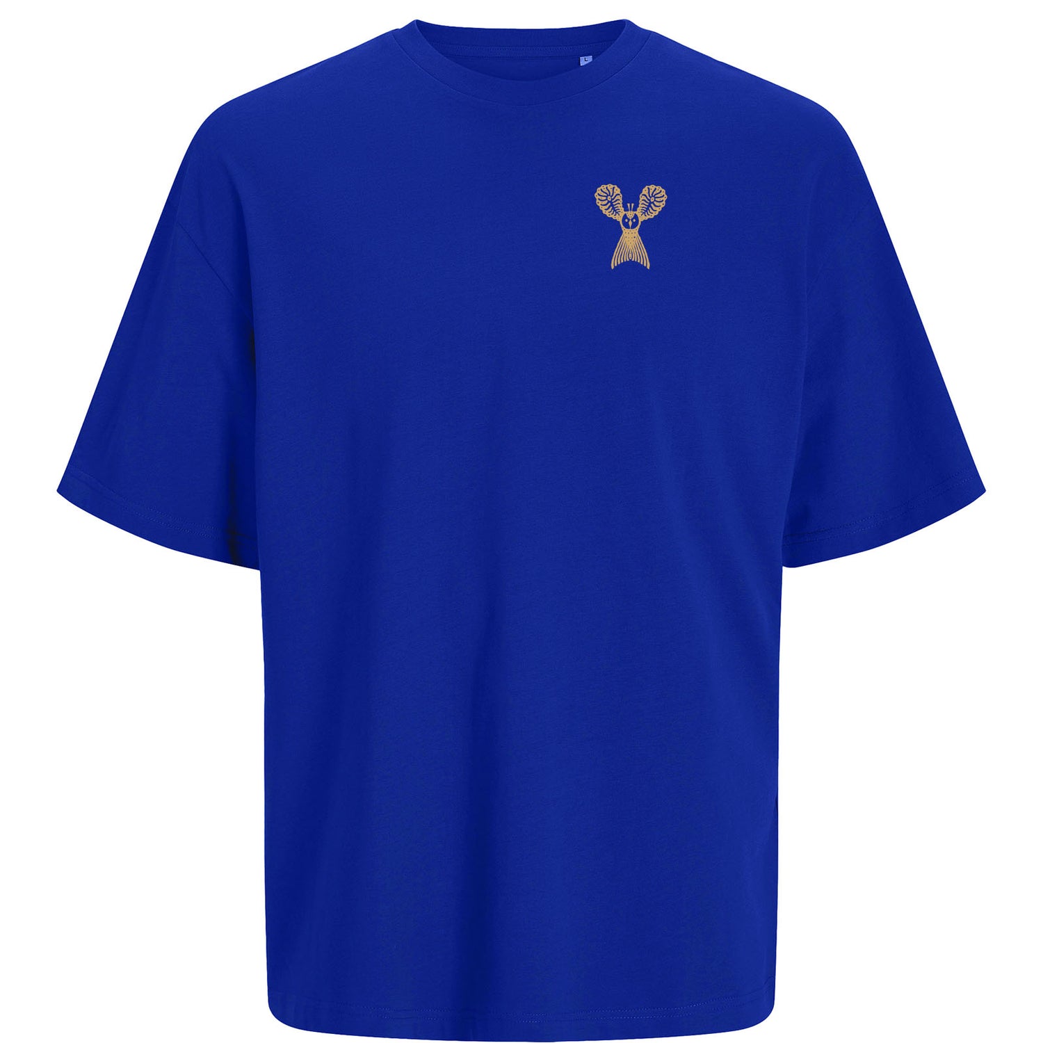 Pieni pöllö by Klaus Haapaniemi loose fit t-paita, Sininen