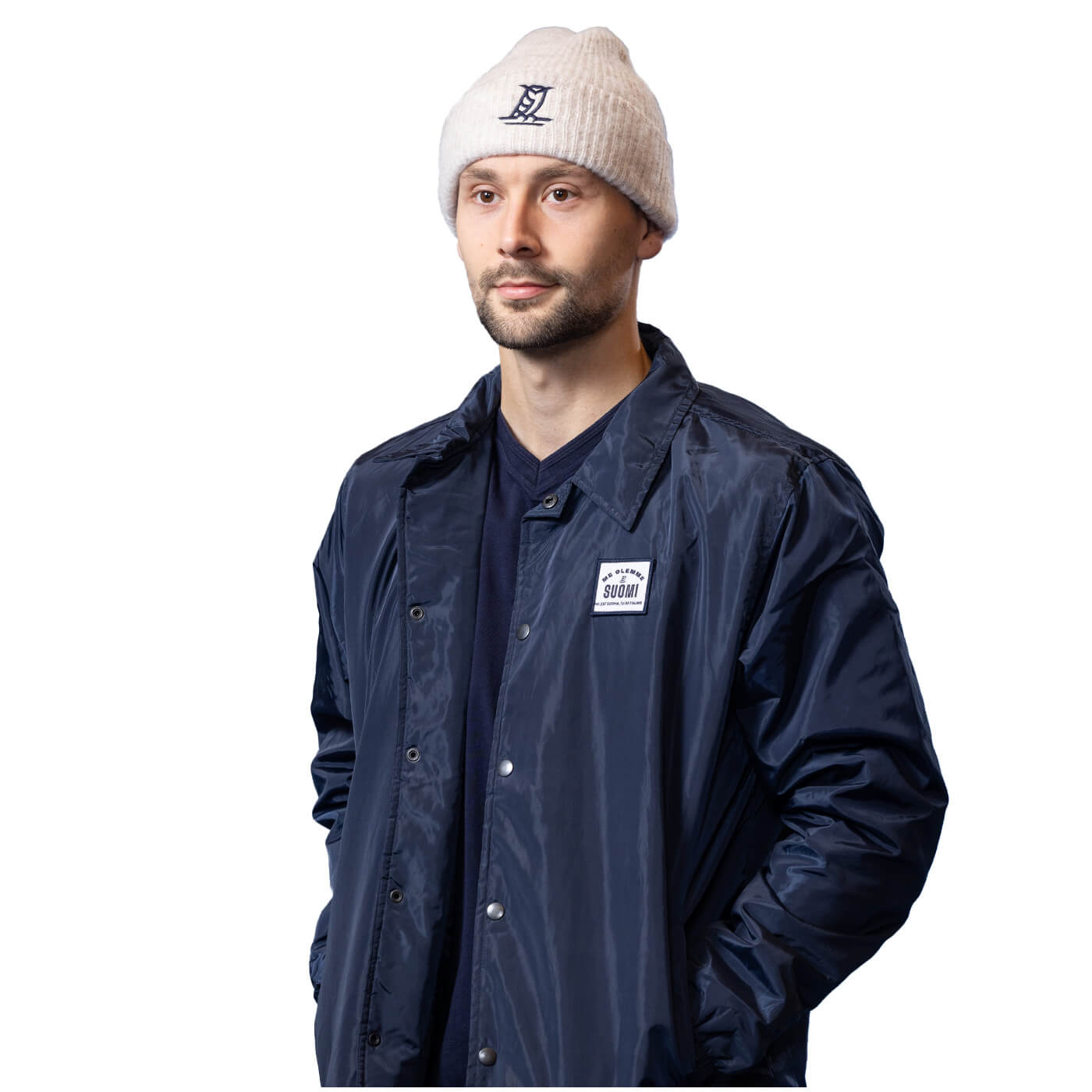 Me olemme Suomi Coach Jacket, Tummansininen