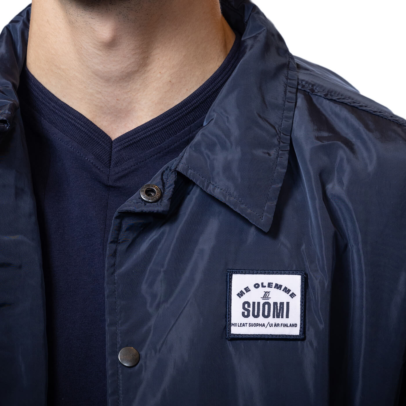 Me olemme Suomi Coach Jacket, Tummansininen