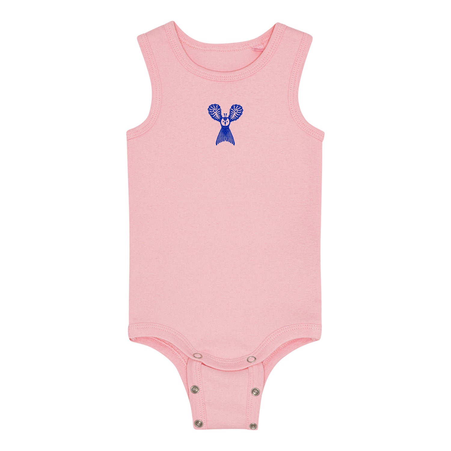 Pieni pöllö by Klaus Haapaniemi puuvilla body, Vaaleanpunainen