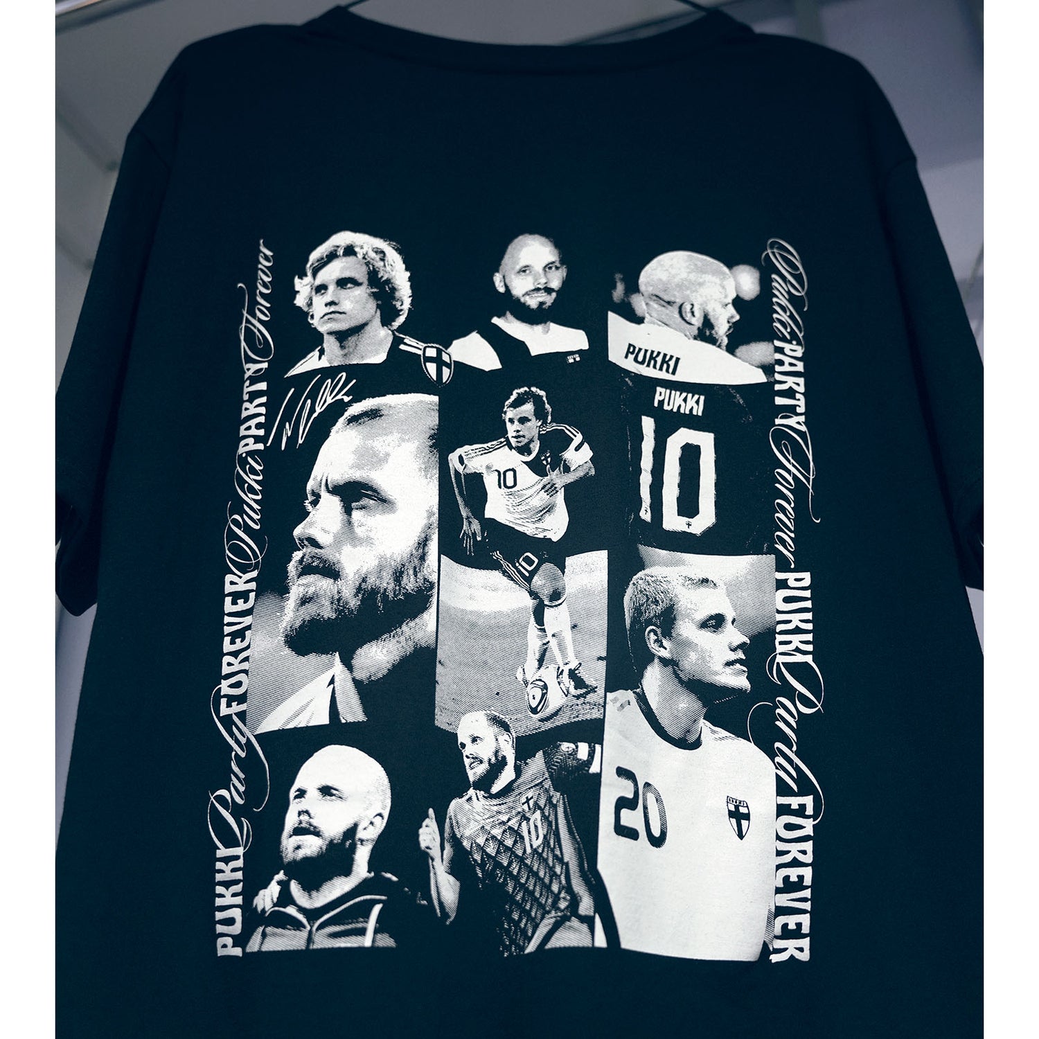 Pukki Party Forever t-paita, Musta