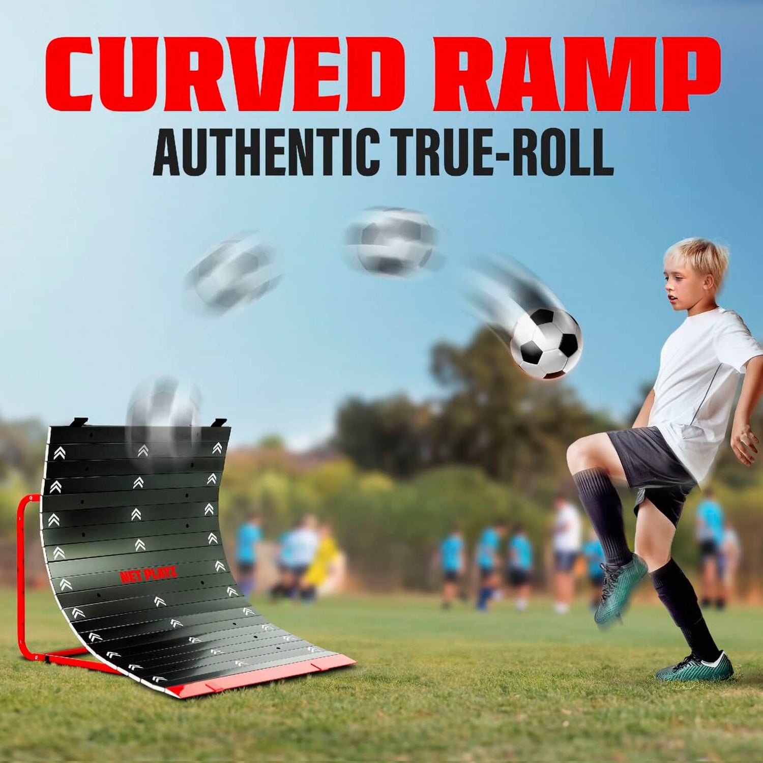 Net Playz Kick N' Roll football ramp