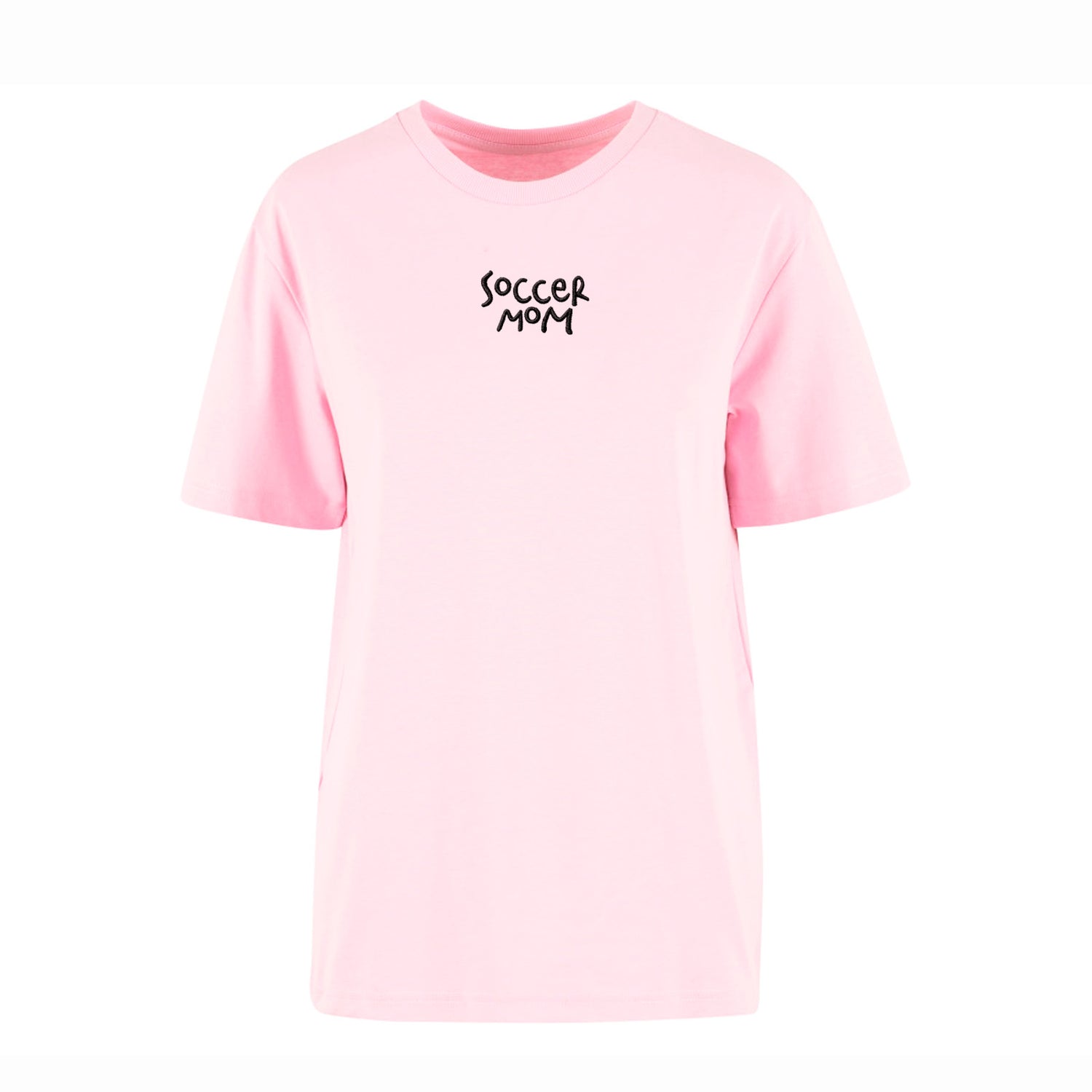 Soccer Mom Casual Oversize t-paita, Vaaleanpunainen, Naiset
