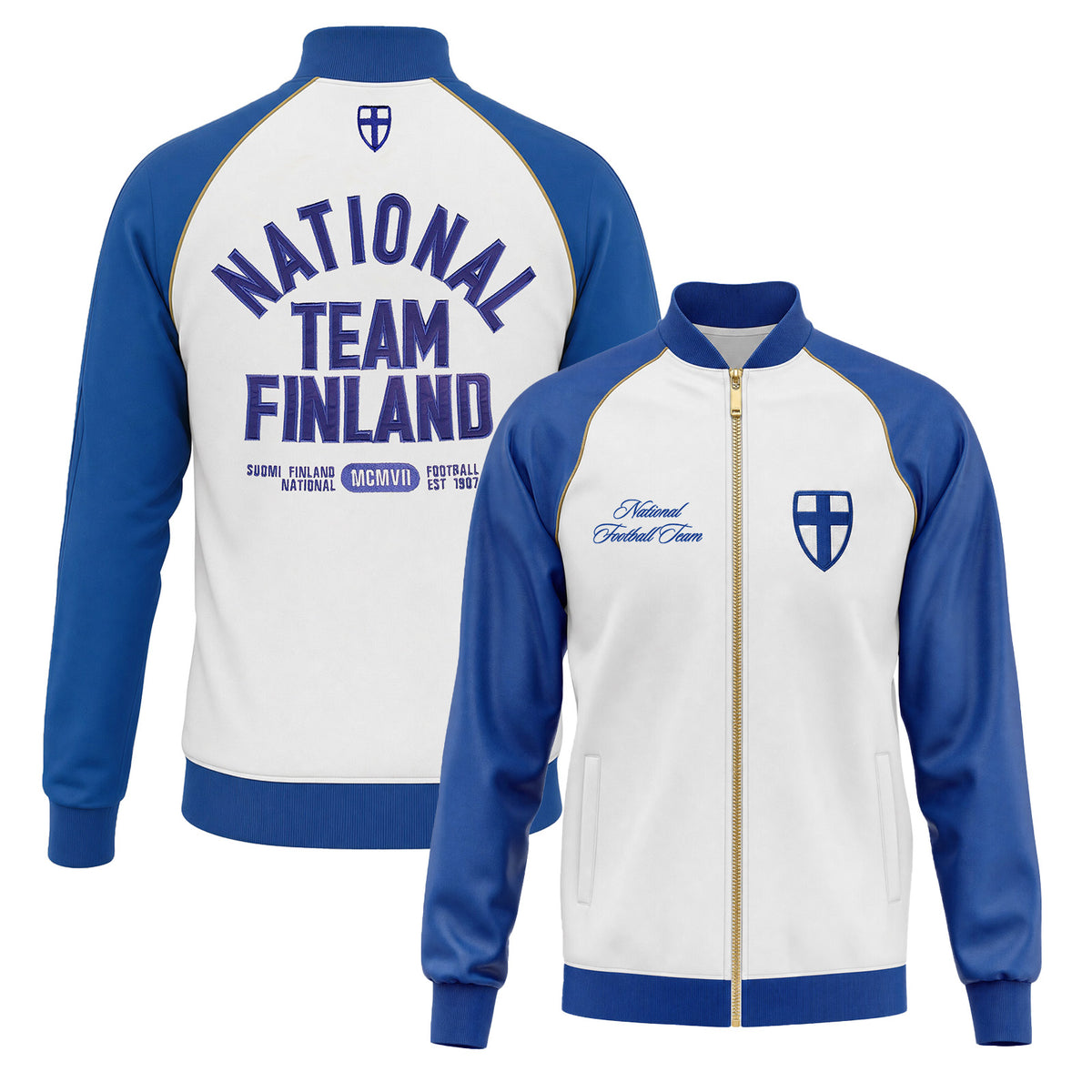 Suomi retro verkkatakki