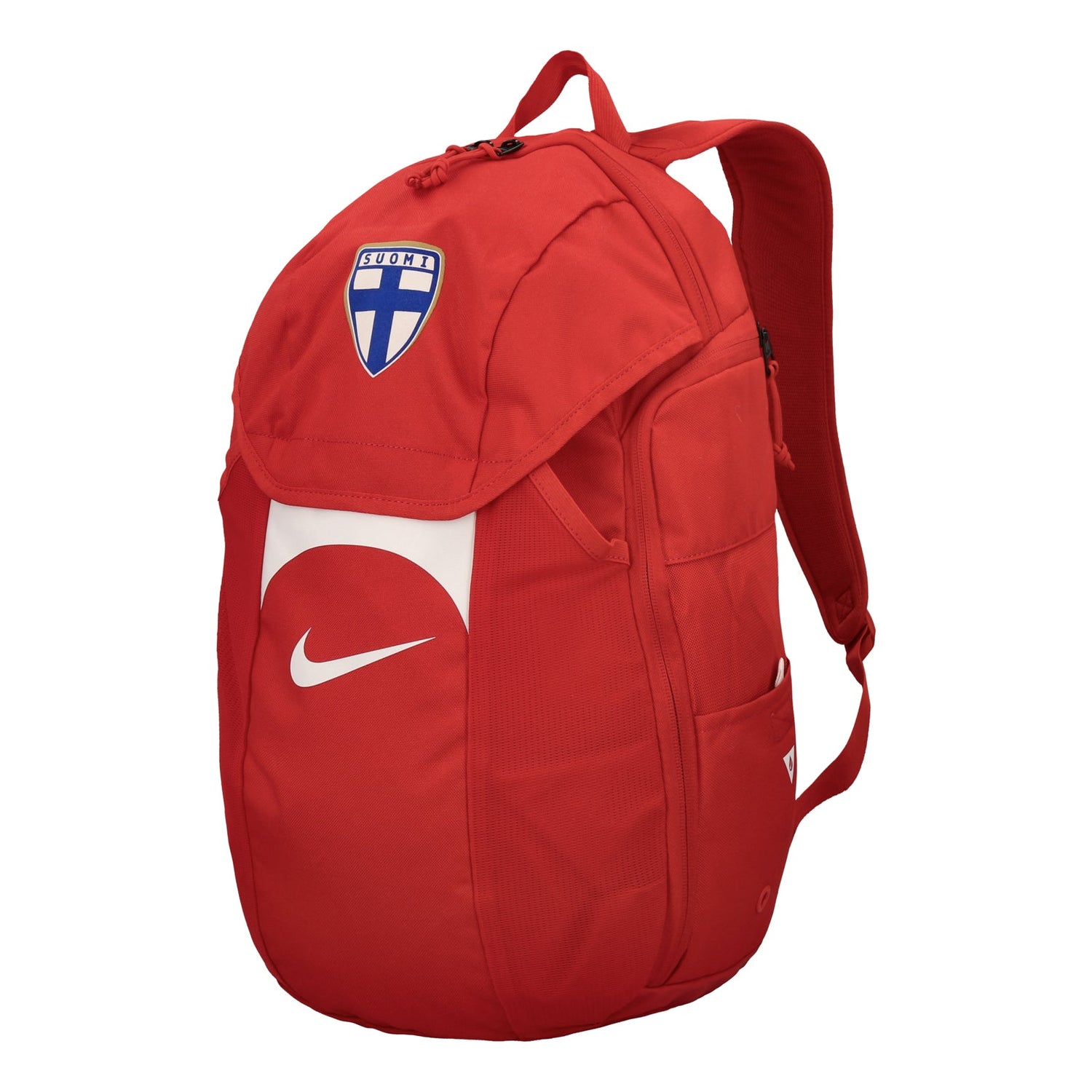 Nike Academy Team Storm-FIT jalkapalloreppu, pallotaskulla, Punainen