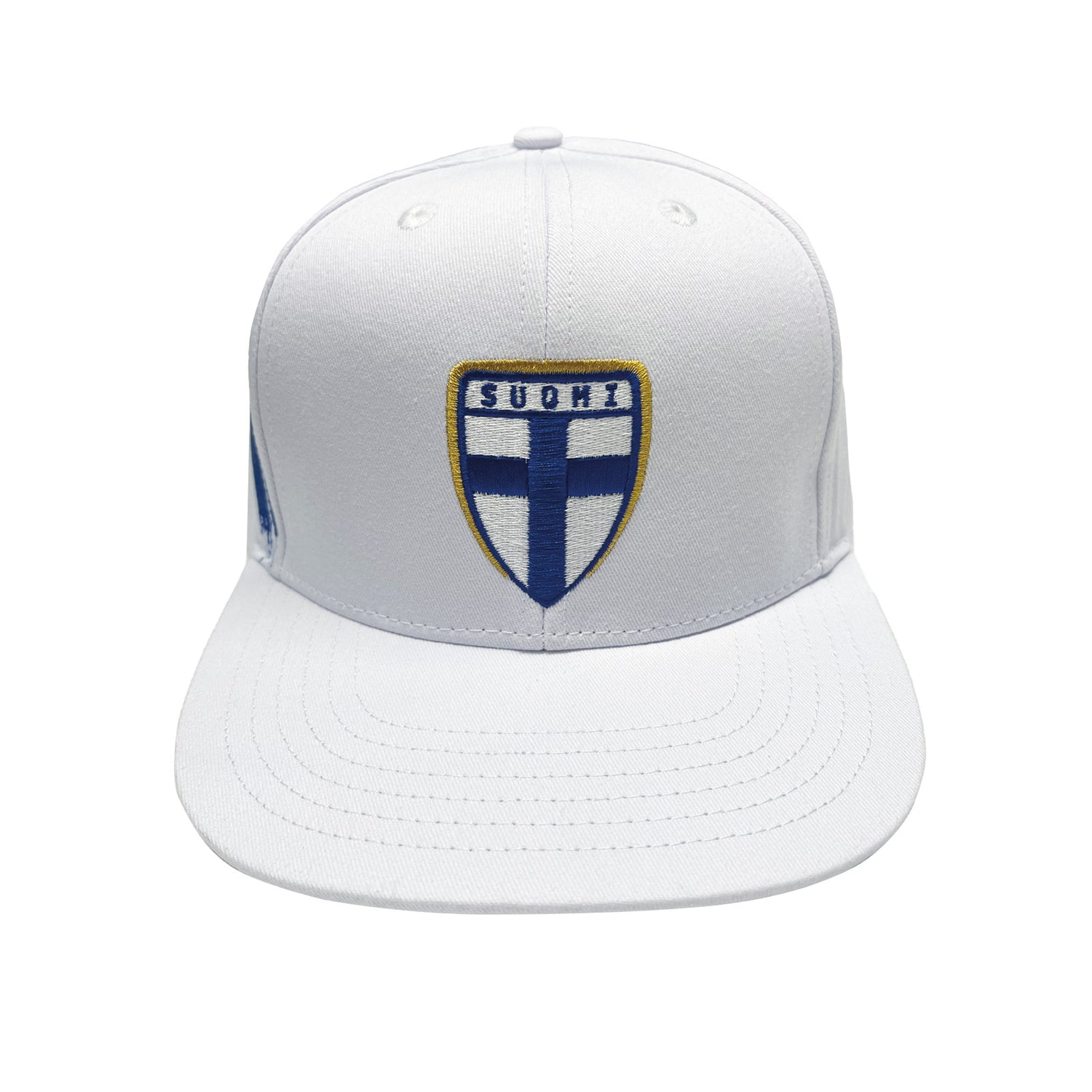 Suomi Lippu/Vaakuna Snapback Cap - White
