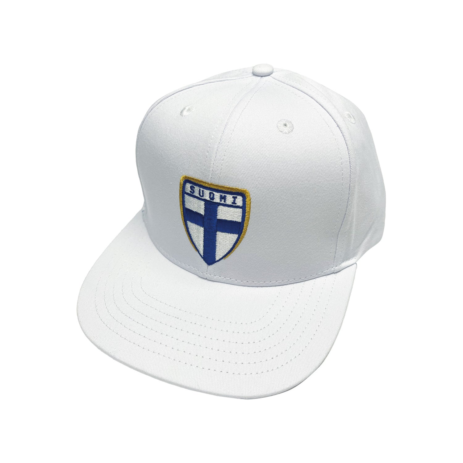Suomi Lippu/Vaakuna Snapback Cap - White