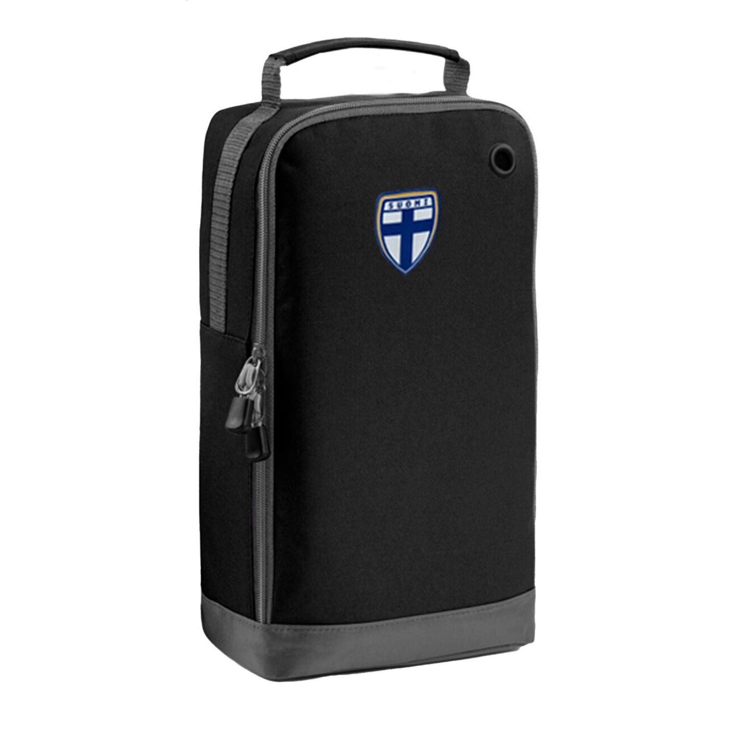 Finland crest shoe bag, Navy Blue