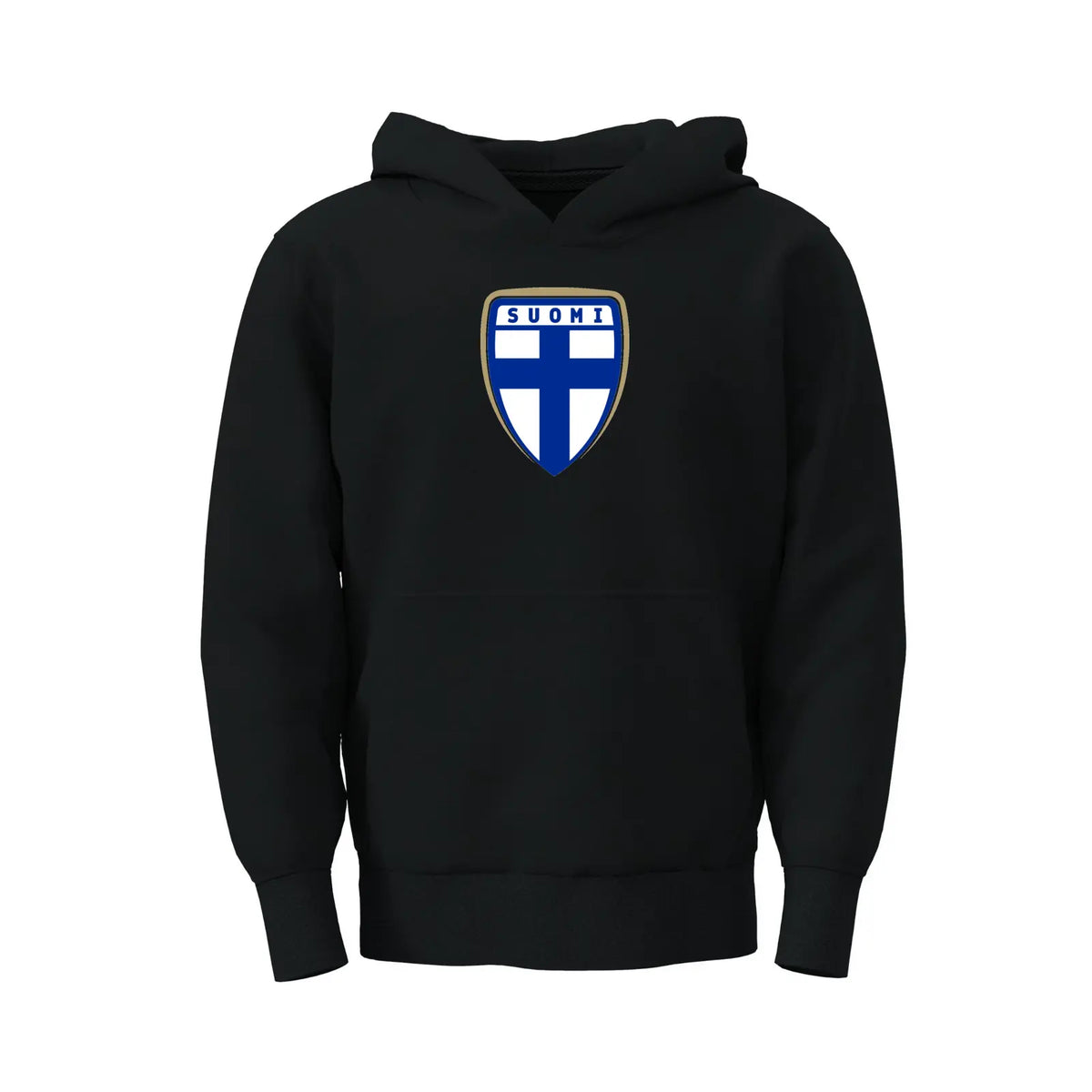 Suomi vaakuna 2.0 huppari, Musta, Lapset