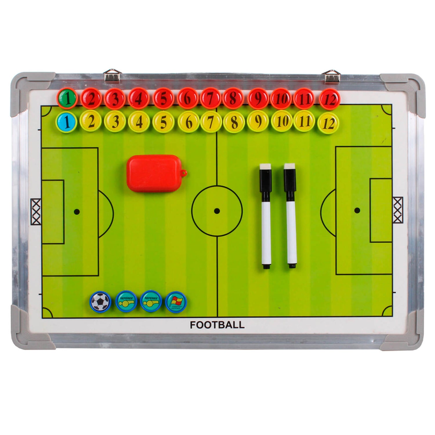 Coach's magnetic board