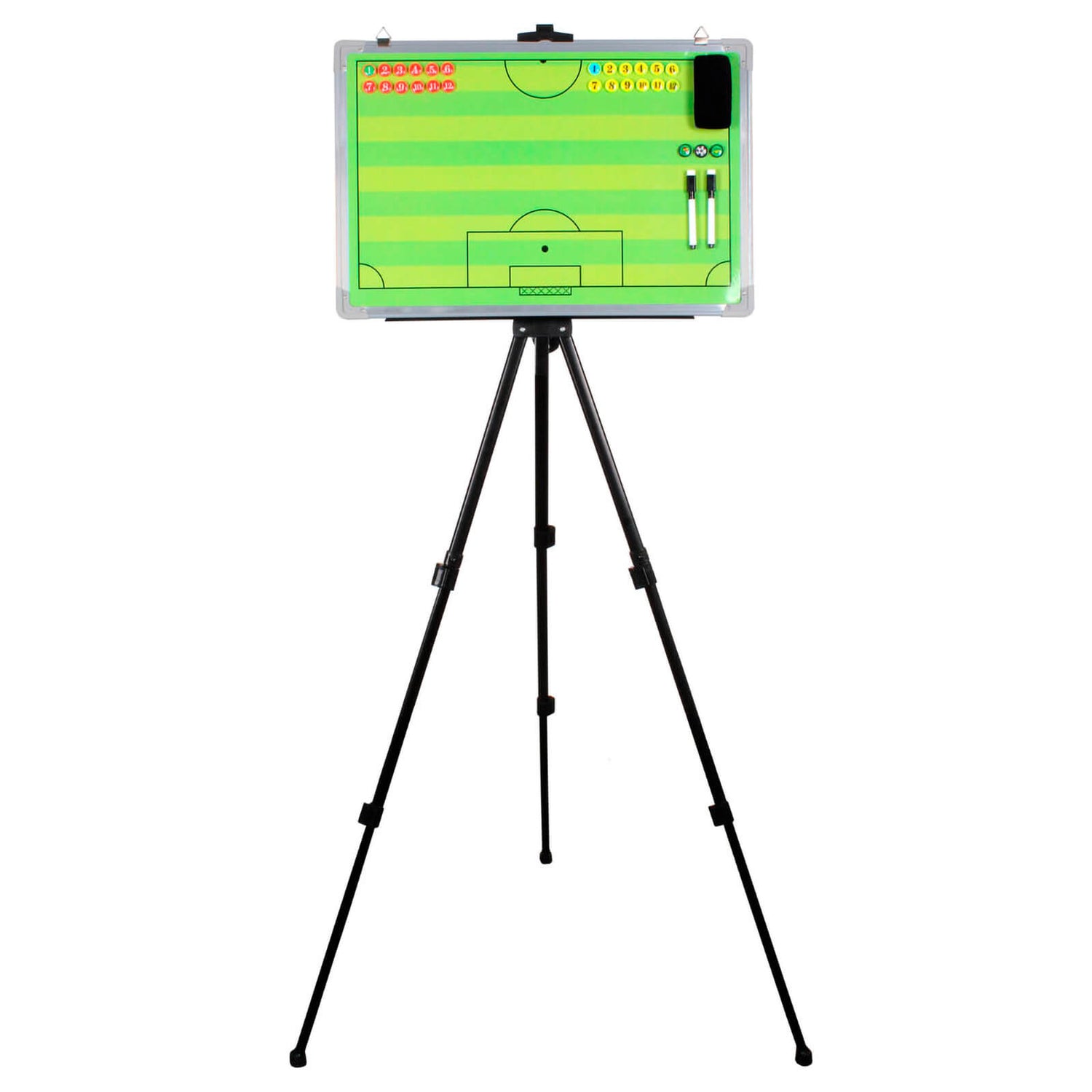 Coach's magnetic board and stand
