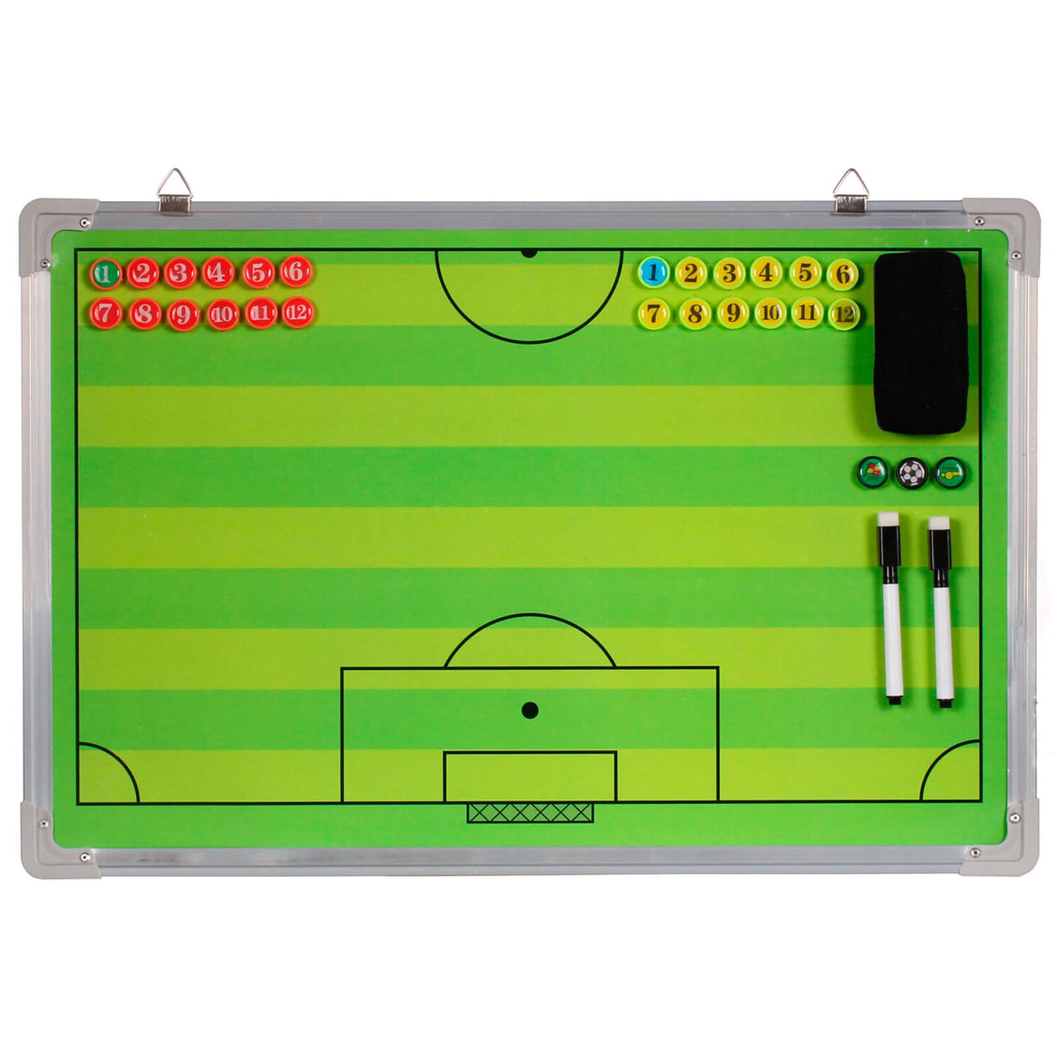 Coach's magnetic board and stand