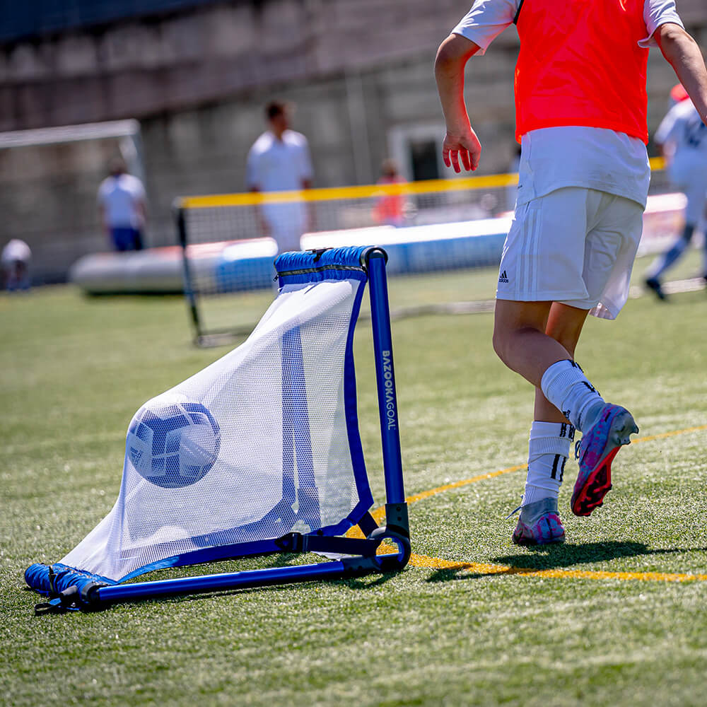 Bazooka Goal Aluminum M 120 x 75cm, Blue