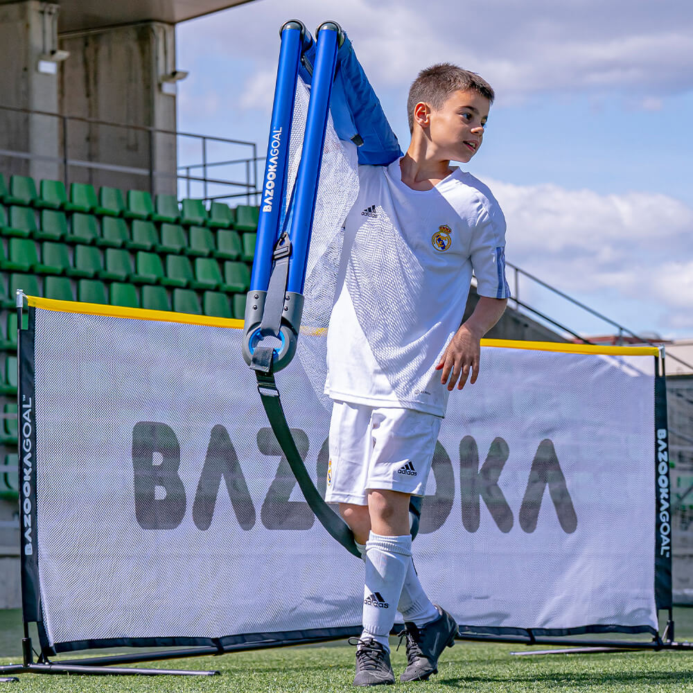 Bazooka Goal Aluminum M 120 x 75cm, Blue