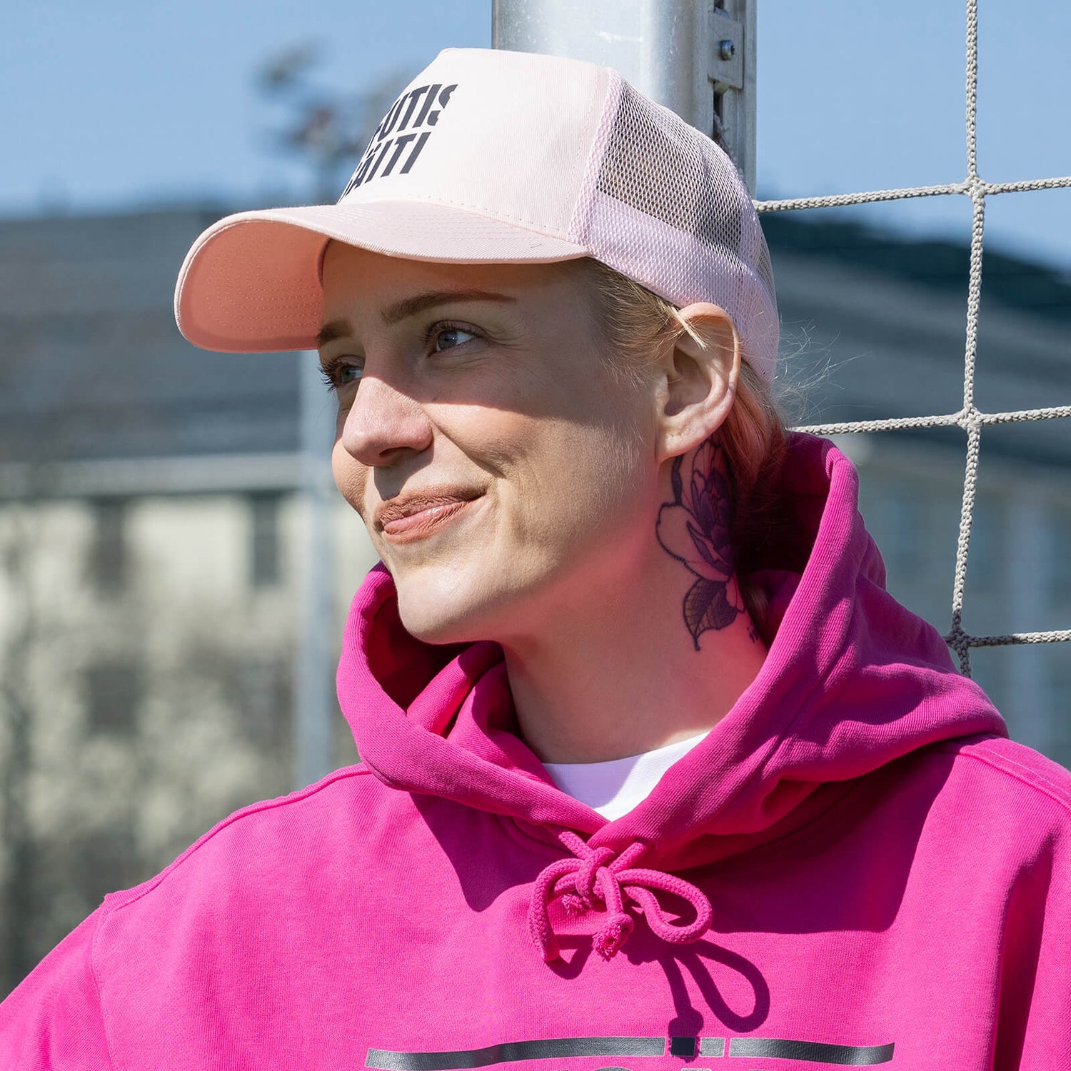 FUTISÄITI Trucker lippis,Vaaleanpunainen
