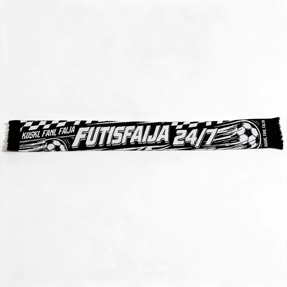 Futisfaija 24/7 kaulahuivi levitettynä