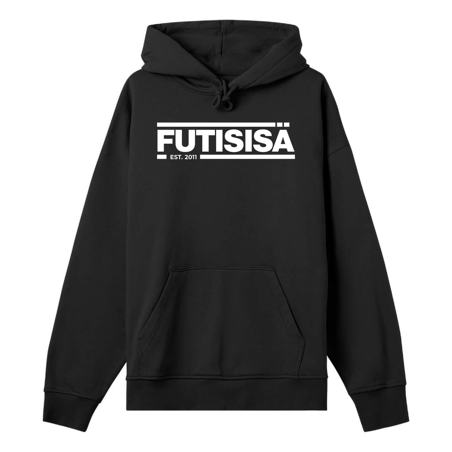 Futisisä Est Boxy Hoodie, Black