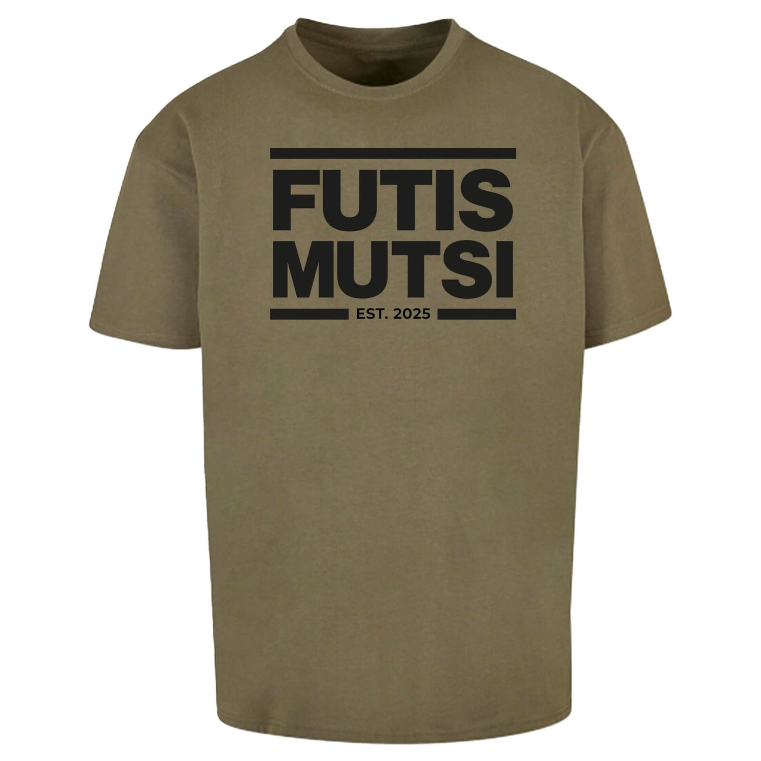 Futismutsi Est Oversize t-paita, Oliivinvihreä