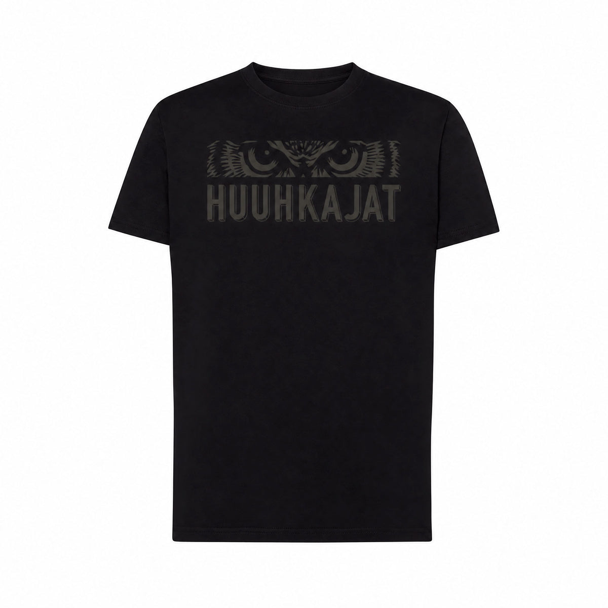 Huuhkajat 2.0 puuvilla t-paita, Musta, Lapset