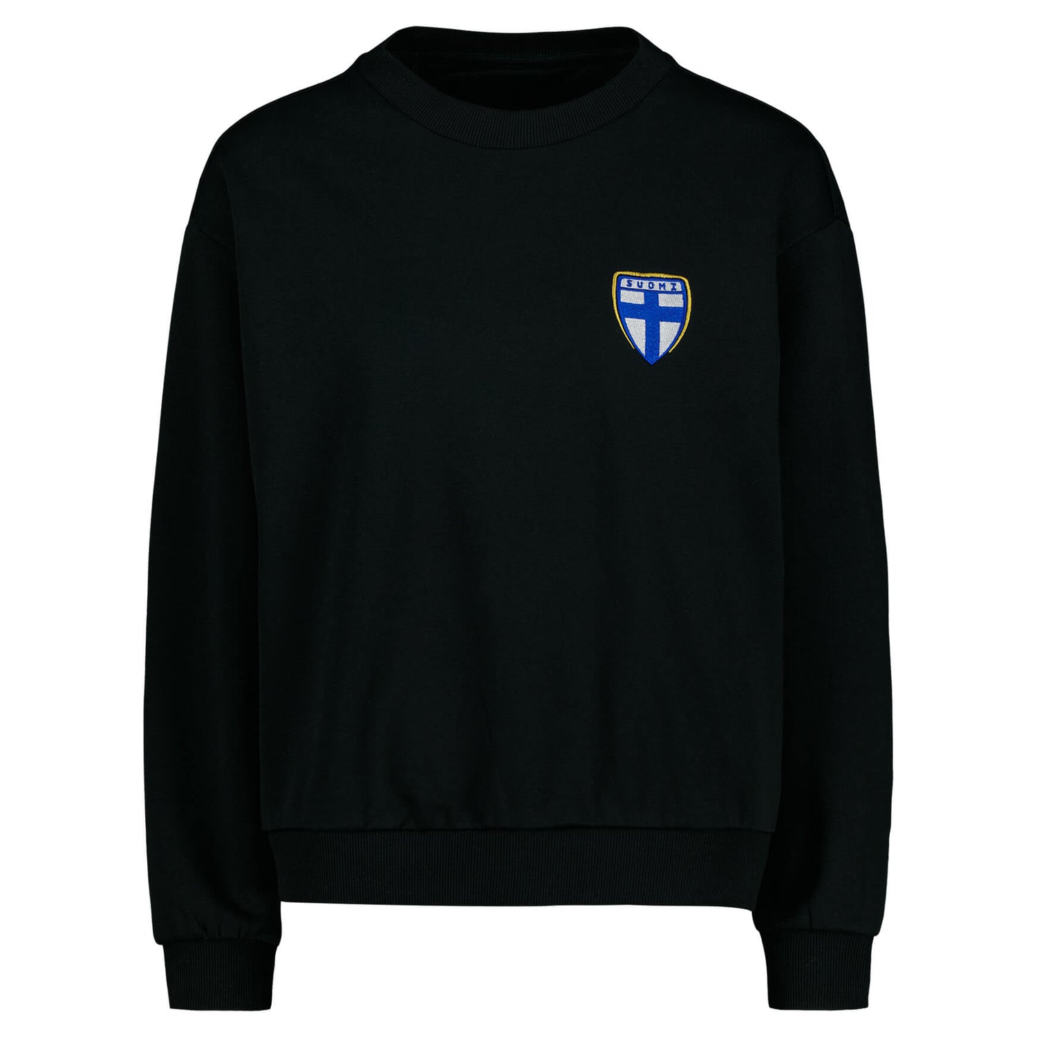 Finland Crest College with embroidery, Black, Women