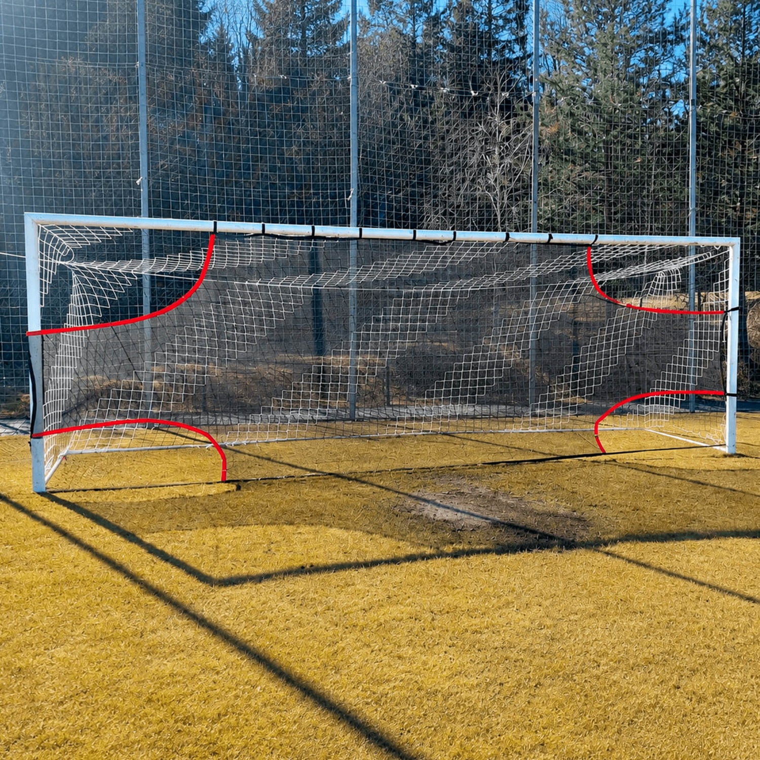 Quickplay Target Premium Goalie laukaisuharjoitusverkko jalkapallomaaliin 7,32 x 2,44 m