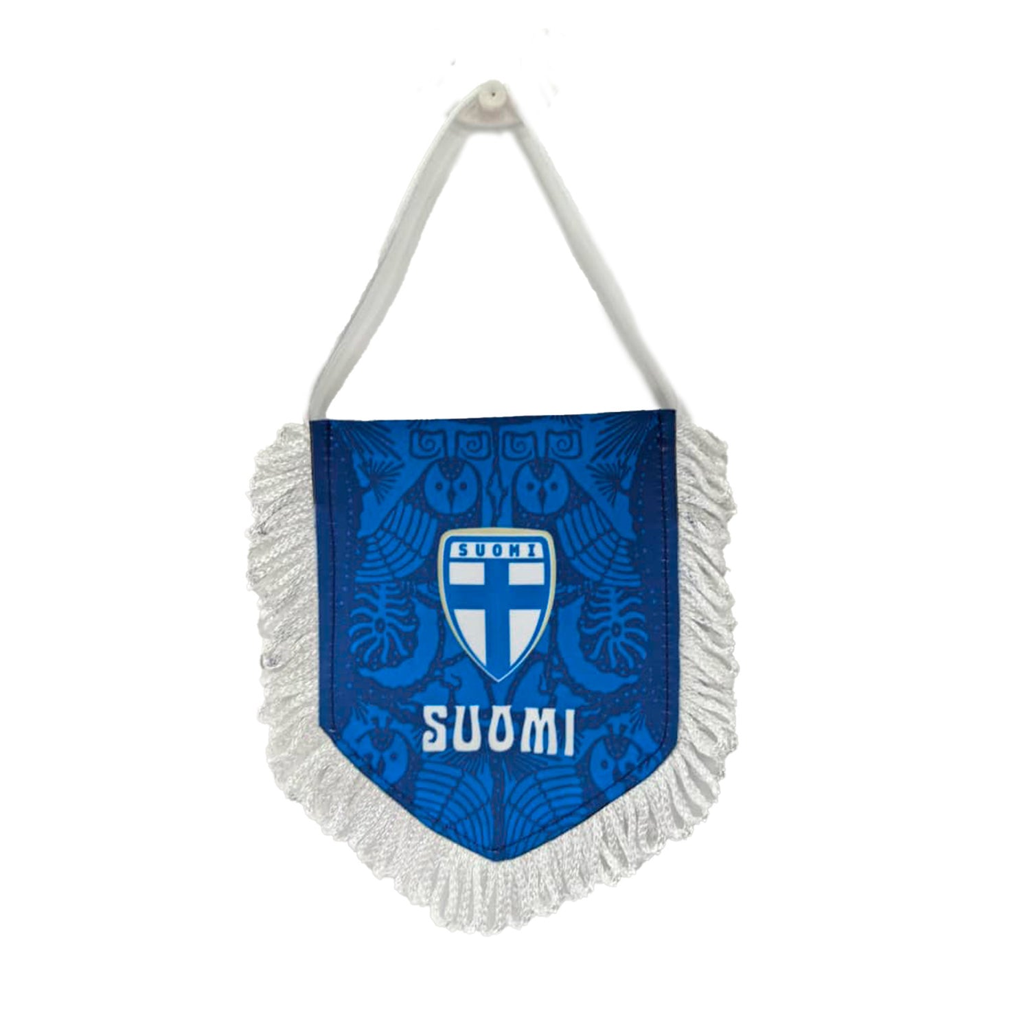 Suomi viiri, pöllökuosi, 10x13cm