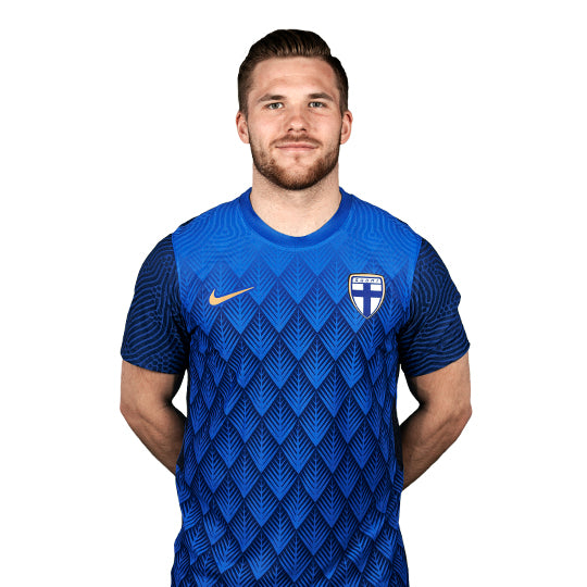 Suomi Virallinen Vieraspelipaita 2023/24, Källman painatus