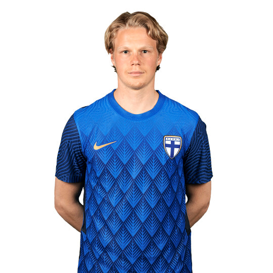 Suomi Virallinen Vieraspelipaita 2023/24, Nissilä painatus
