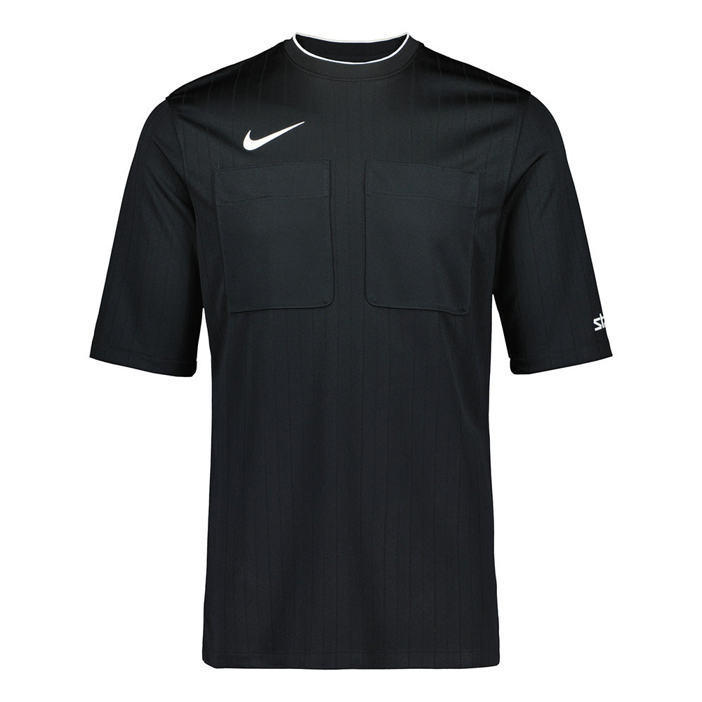 Referee's Short Sleeved Shirt, Black + Referee Badge
