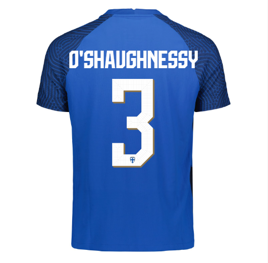 Suomi Virallinen Vieraspelipaita 2023/24, O'Shaughnessy painatus