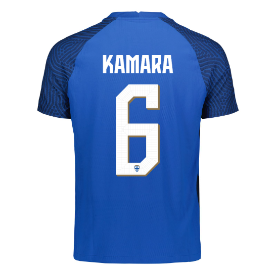 Suomi Virallinen Vieraspelipaita 2023/24, Kamara painatus