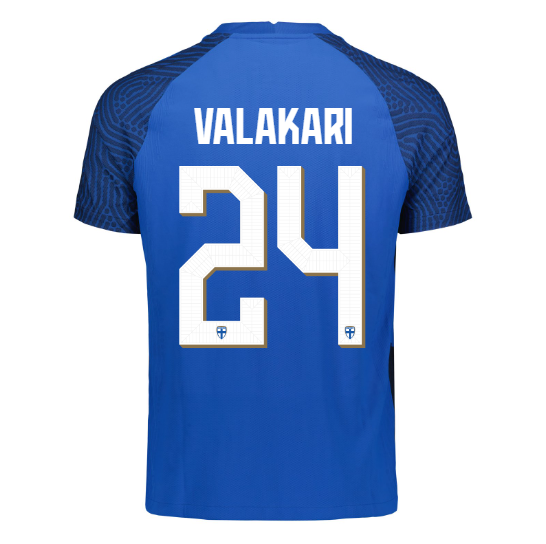 Suomi Virallinen Vieraspelipaita 2023/24, Valakari painatus