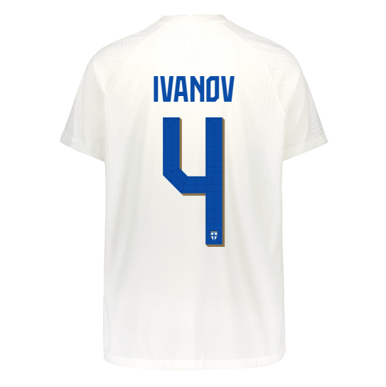 Suomi Virallinen Kotipelipaita 2023/24, Ivanov painatus