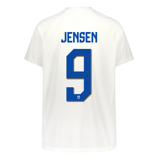 Suomi Virallinen Kotipelipaita 2023/24, F. Jensen painatus