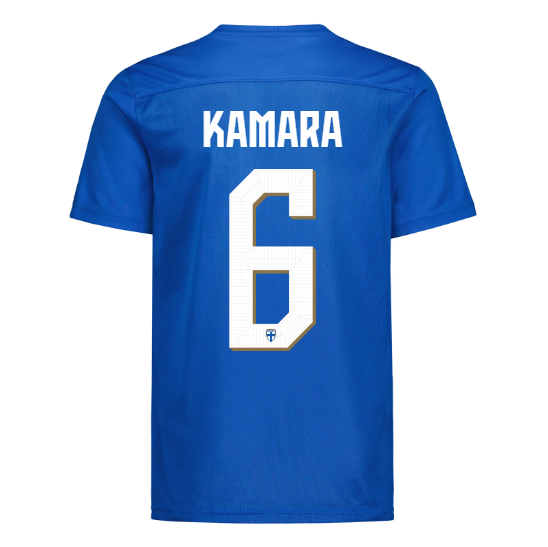Suomi Virallinen Vieraspelipaita 2023/24, Kamara painatus, Lapset